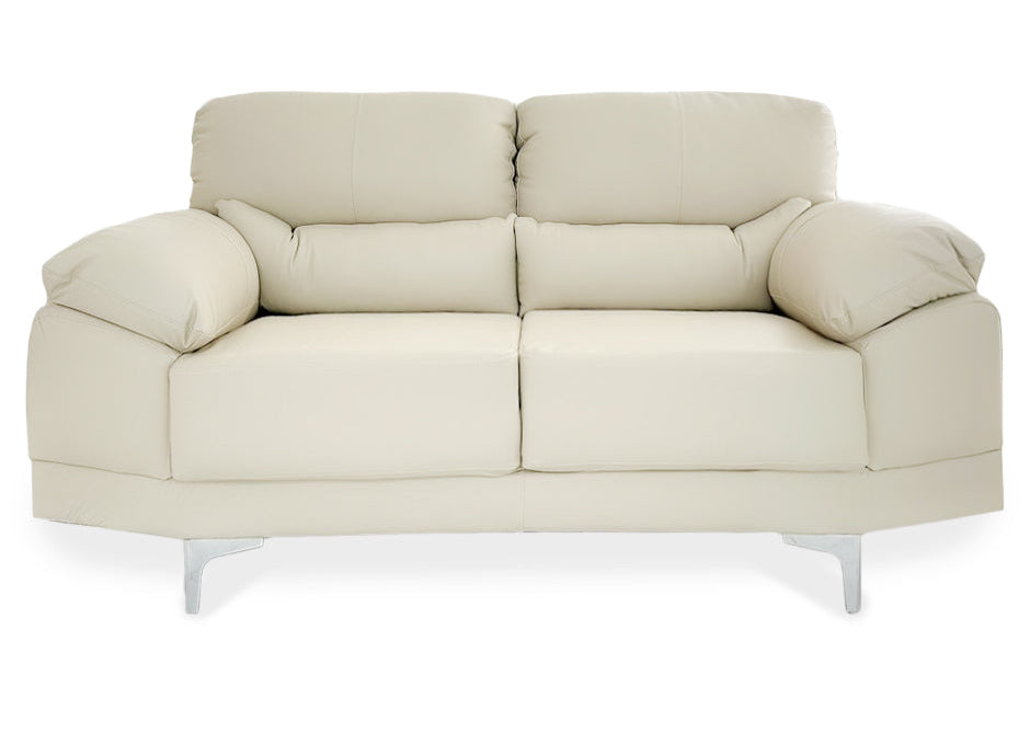 Love seat de Piel Genuina Mod. Lisboa 2 plazas.