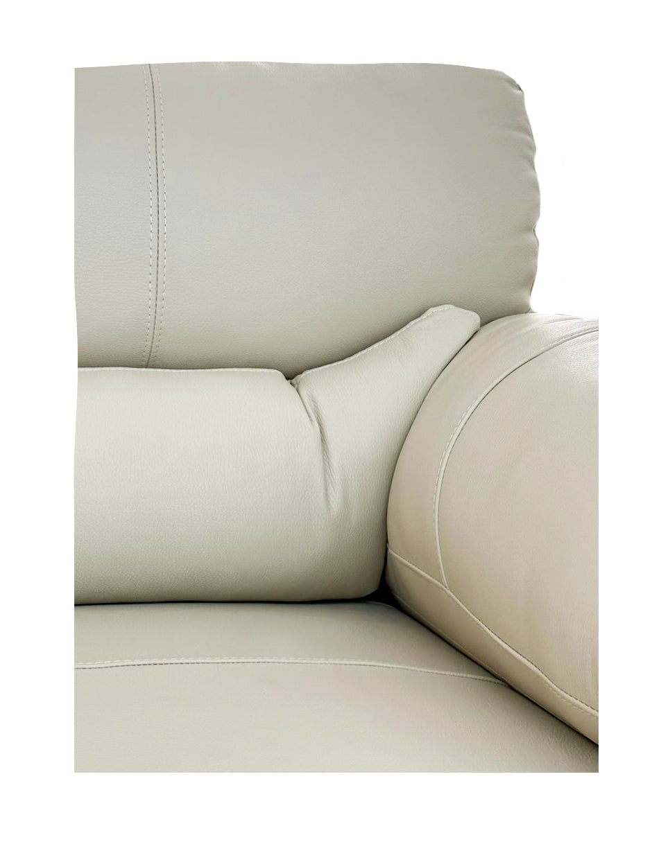 Love seat de Piel Genuina Mod. Lisboa 2 plazas.