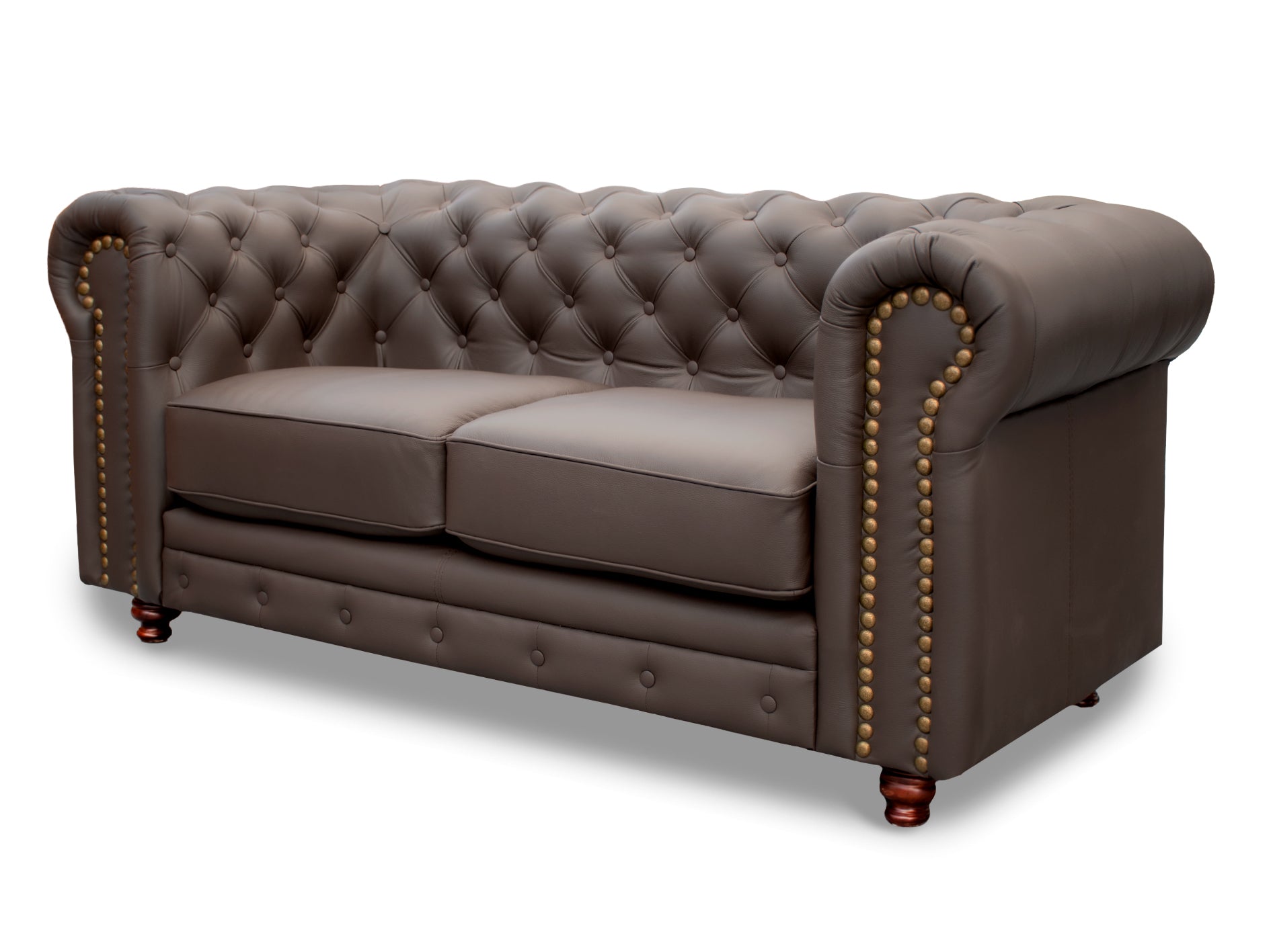 Love seat de Piel Genuina Mod. Chesterfield 2 plazas