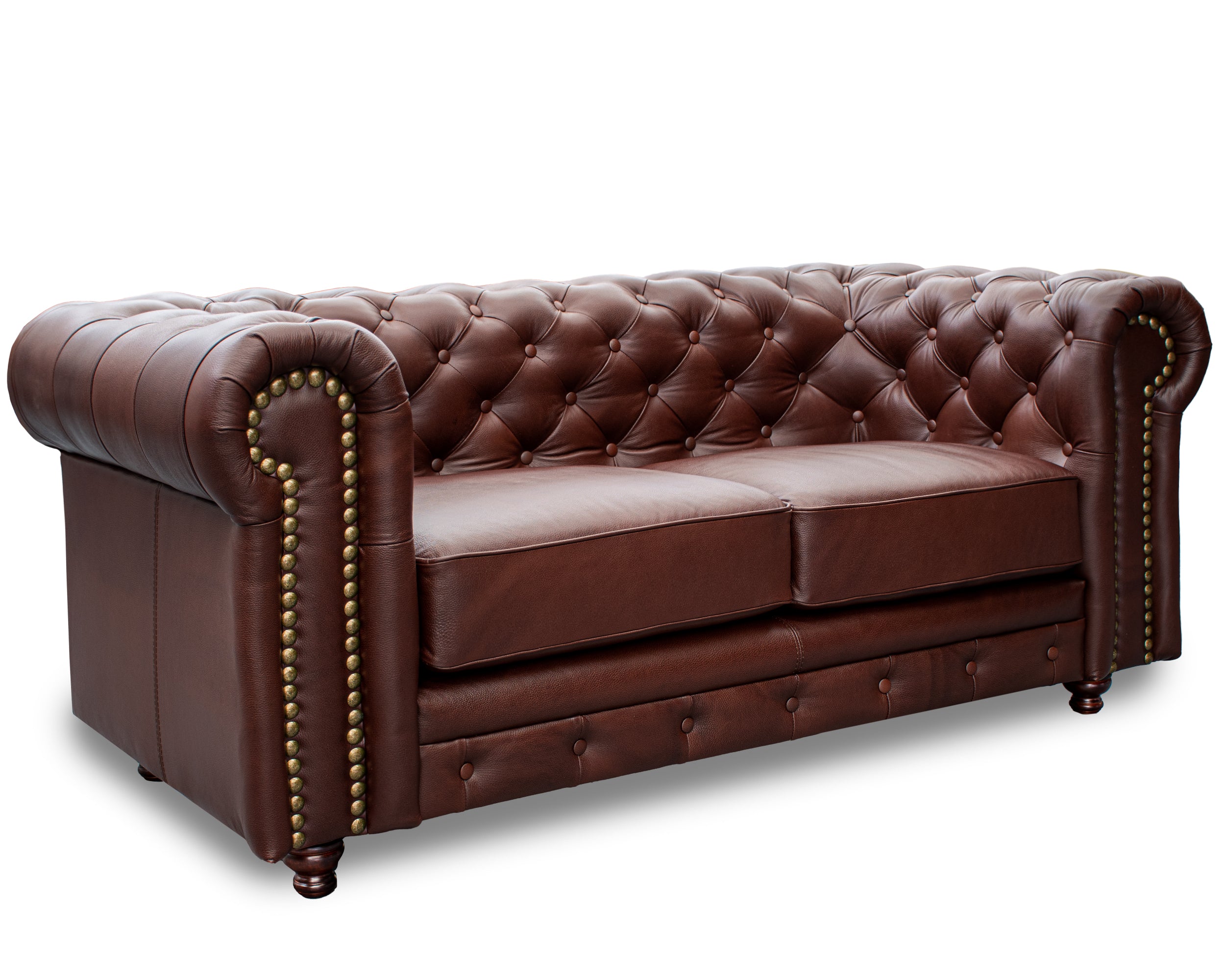 Love seat de Piel Genuina Mod. Chesterfield 2 plazas