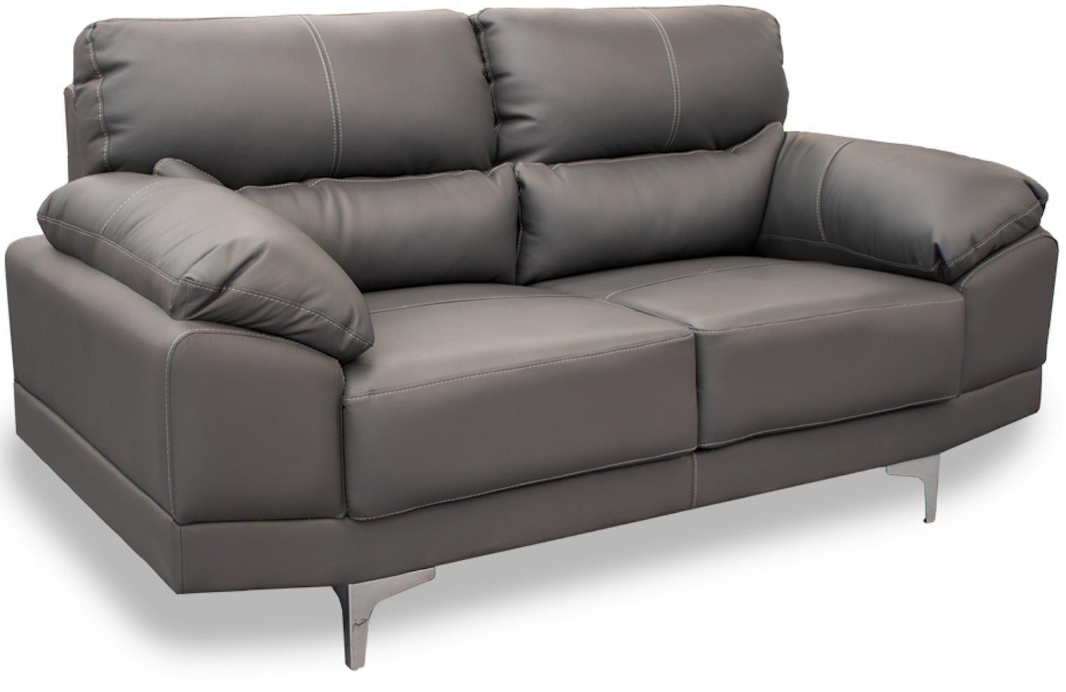 Love seat de Piel Genuina Mod. Lisboa 2 plazas.