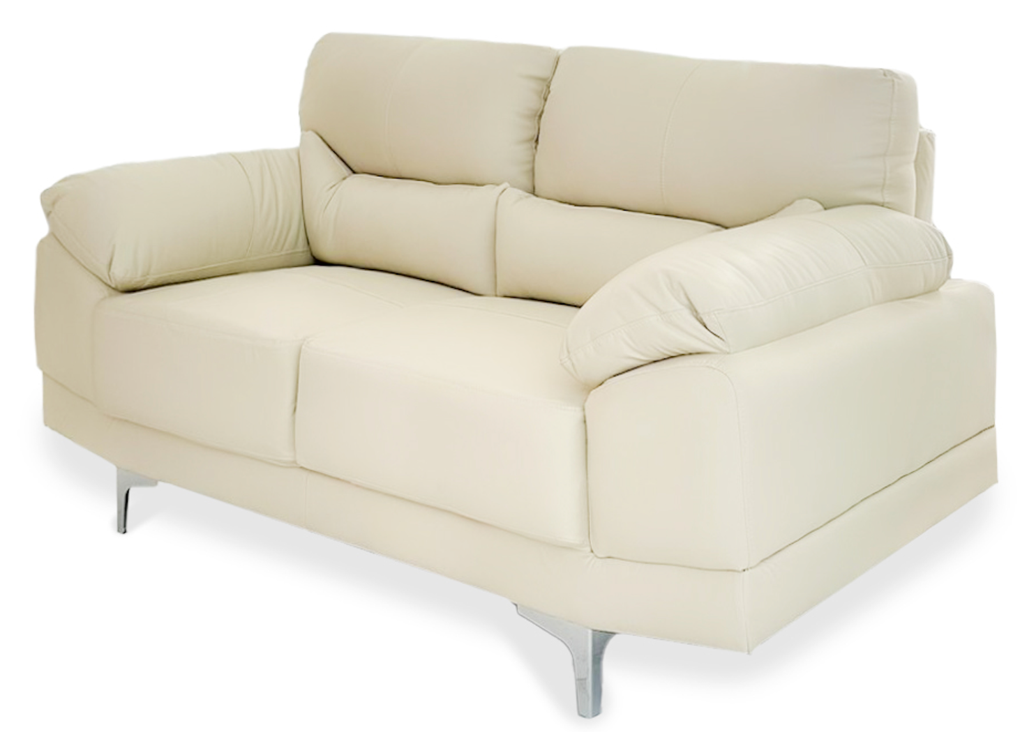 Love seat de Piel Genuina Mod. Lisboa 2 plazas.