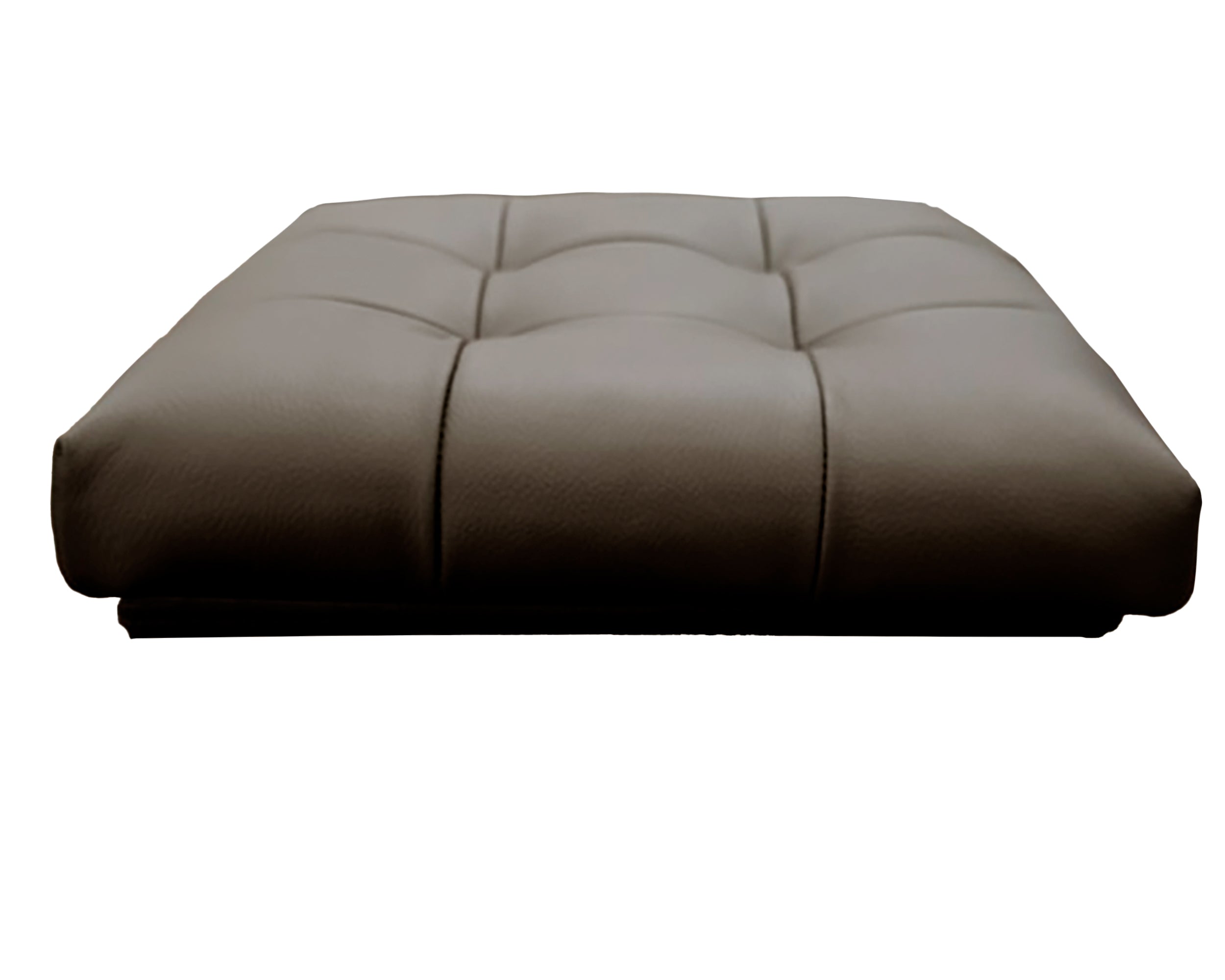 Taburete Plegable, ottoman, banco de piel genuina con almacenamiento 40 x 40cm