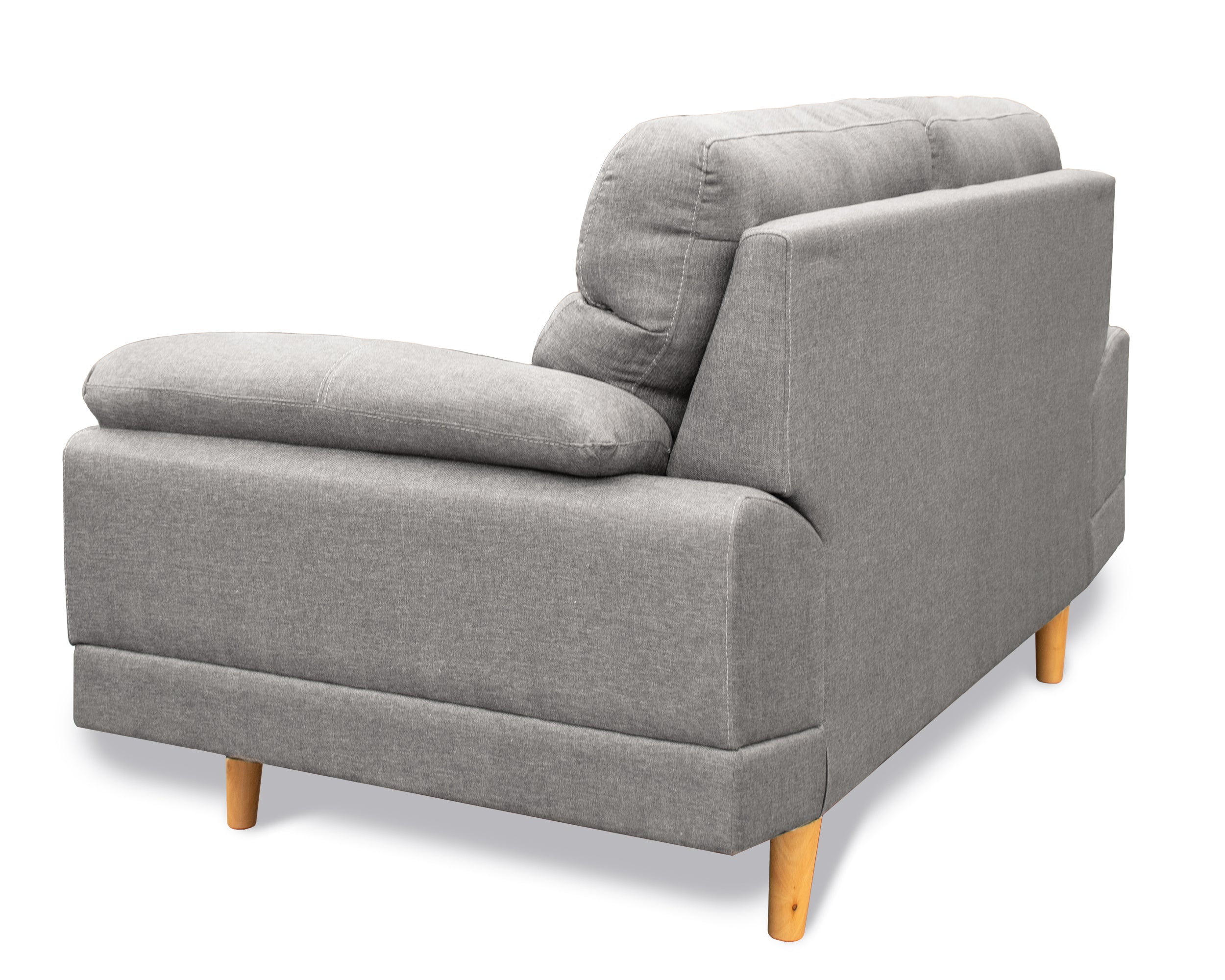 Sala tela de Lino, Sofá y Love Seat, Mod. Dublin, dos piezas, 5 plazas.