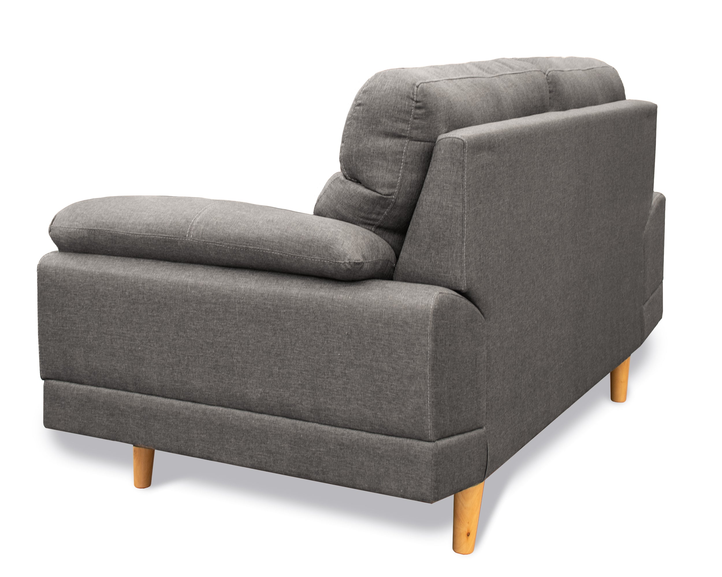 Sala tela de Lino, Sofá y Love Seat, Mod. Dublin, dos piezas, 5 plazas.