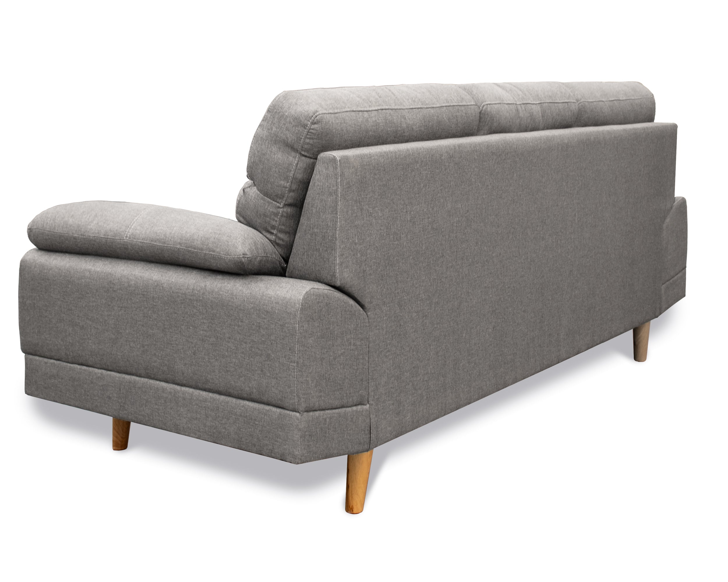Sala tela de Lino, Sofá y Love Seat, Mod. Dublin, dos piezas, 5 plazas.