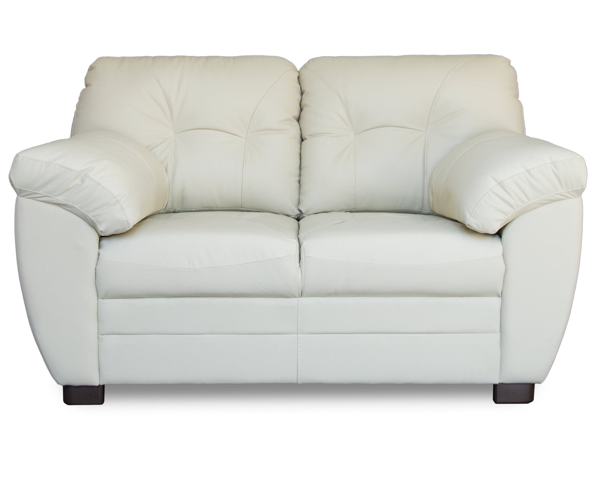 Sala de Piel Genuina Sofá y Love Seat, Mod. Derby, dos piezas, 5 plazas