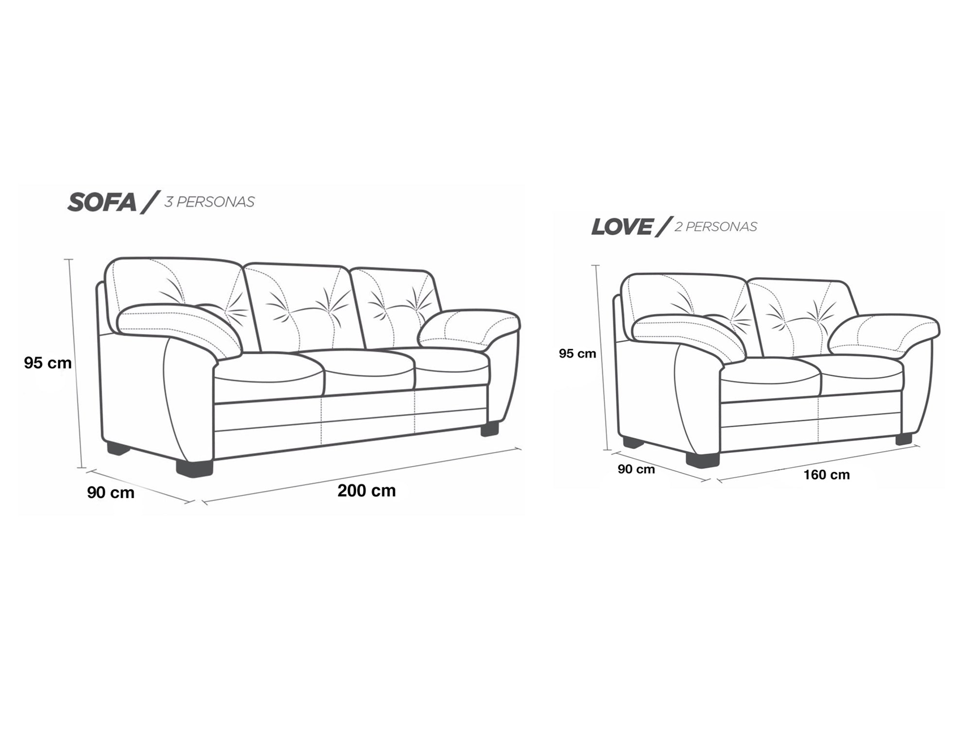 Sala de Piel Genuina Sofá y Love Seat, Mod. Derby, dos piezas, 5 plazas