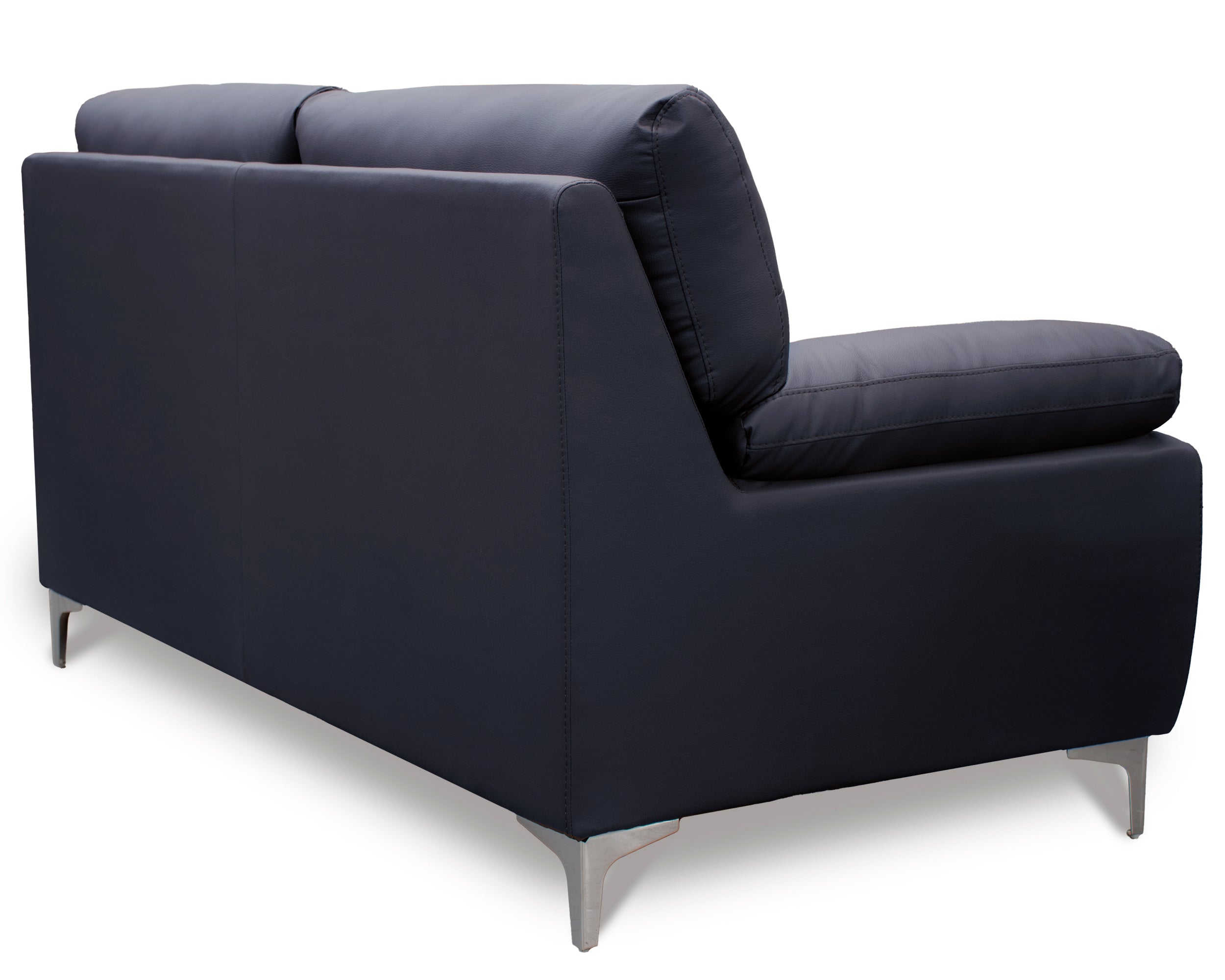Sala de Piel Genuina Sofá y Love Seat, Mod. Isabela, dos piezas, 5 plazas.