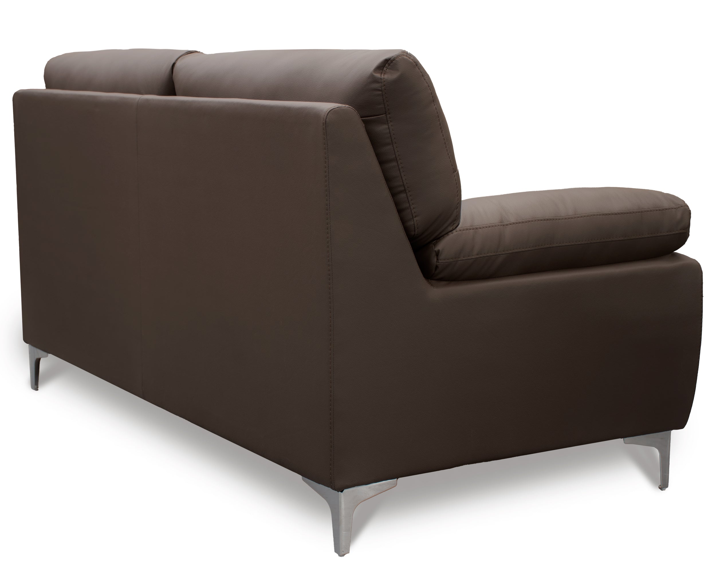 Sala de Piel Genuina Sofá y Love Seat, Mod. Isabela, dos piezas, 5 plazas.