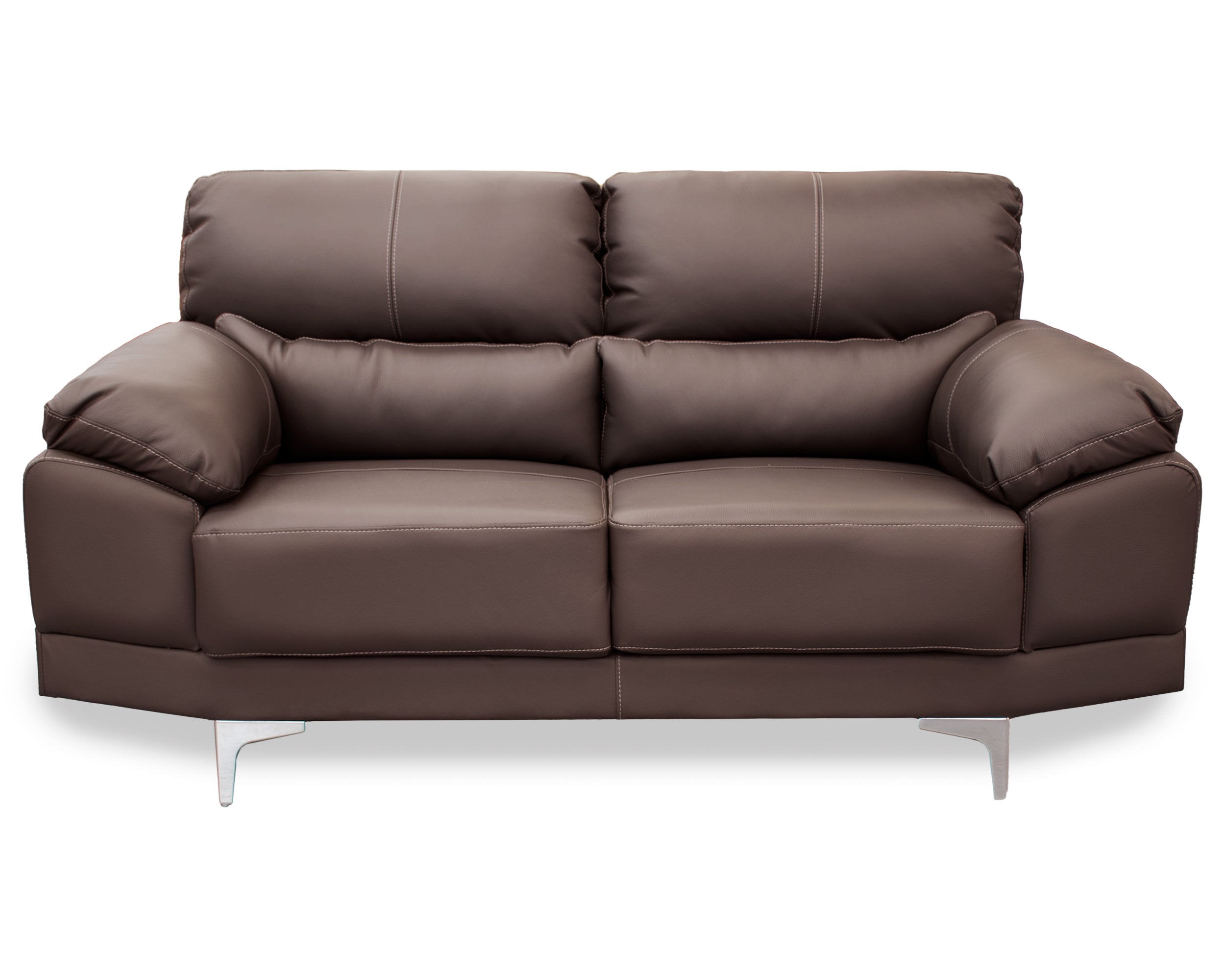 Love seat de Piel Genuina Mod. Lisboa 2 plazas.