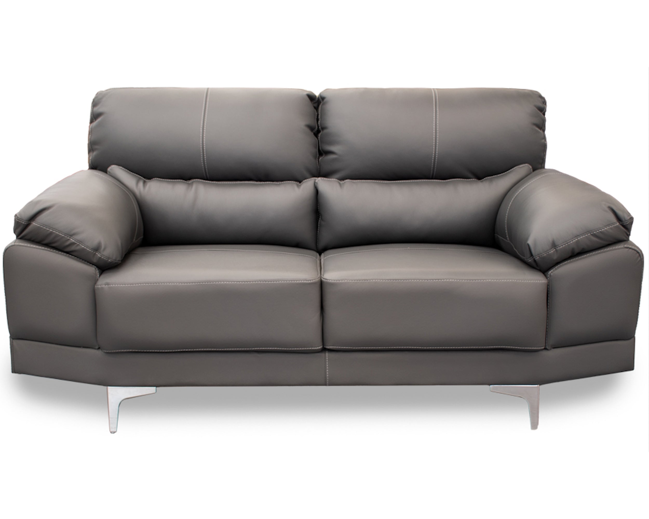 Love seat de Piel Genuina Mod. Lisboa 2 plazas.