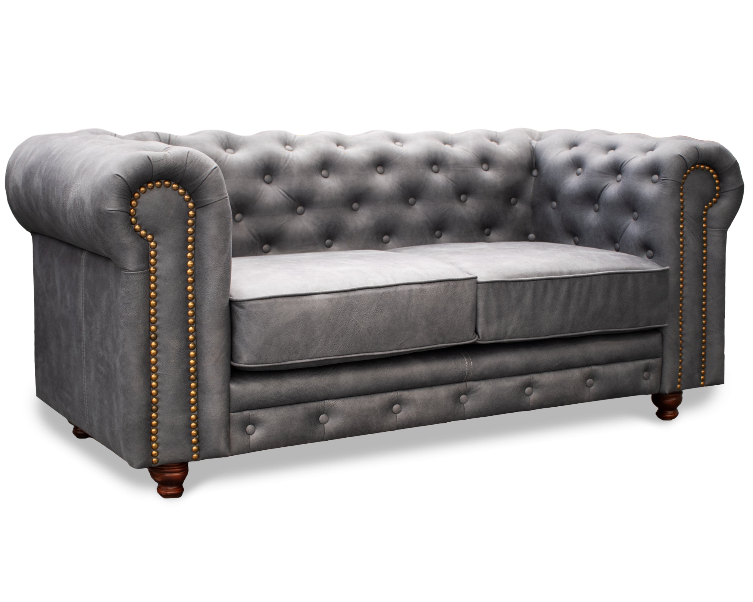 Love Seat Tela de Velvet, Mod. Chesterfield, 2 Plazas
