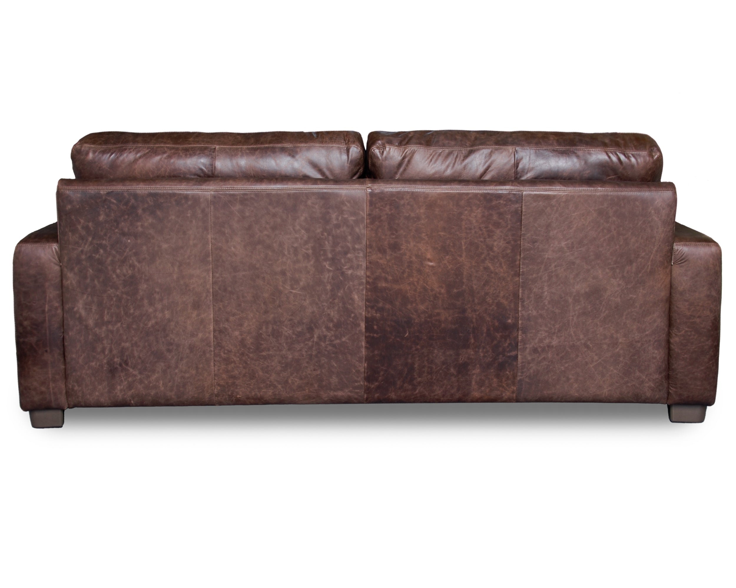 Sala de Piel Genuina 100%, Sofá y Love Seat, Mod. Maxwell, dos piezas, 5 plazas.