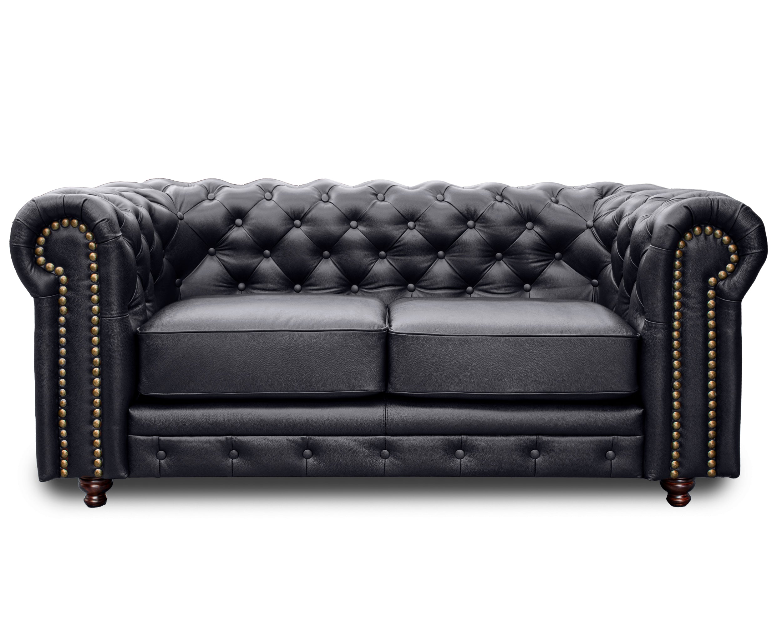 Love seat de Piel Genuina Mod. Chesterfield 2 plazas