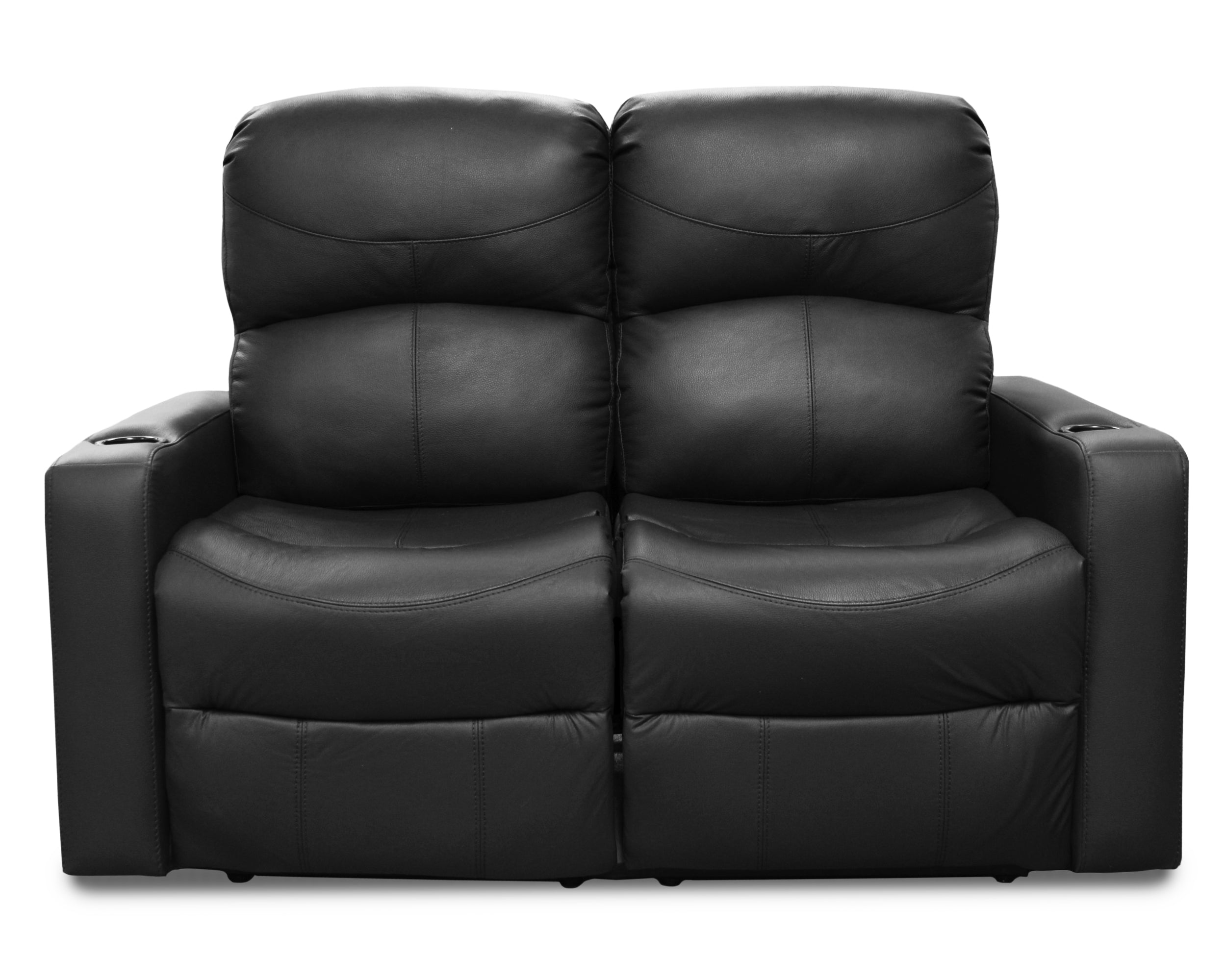 Love Seat de Piel Genuina con Reclinables, Mod. Maxxy 2 plazas.