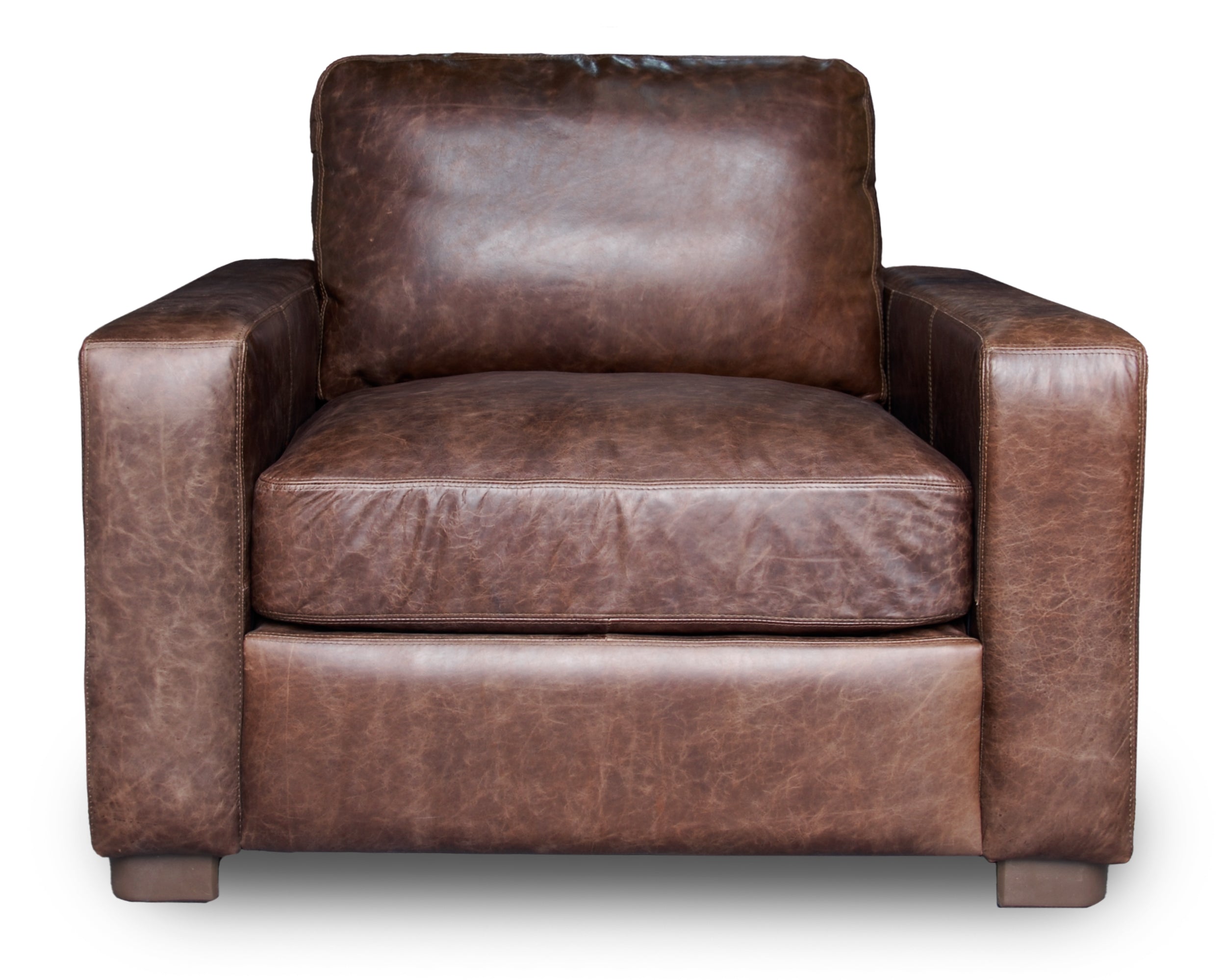 Sillon de Individual de Piel Genuina 100%, Mod. Maxwell