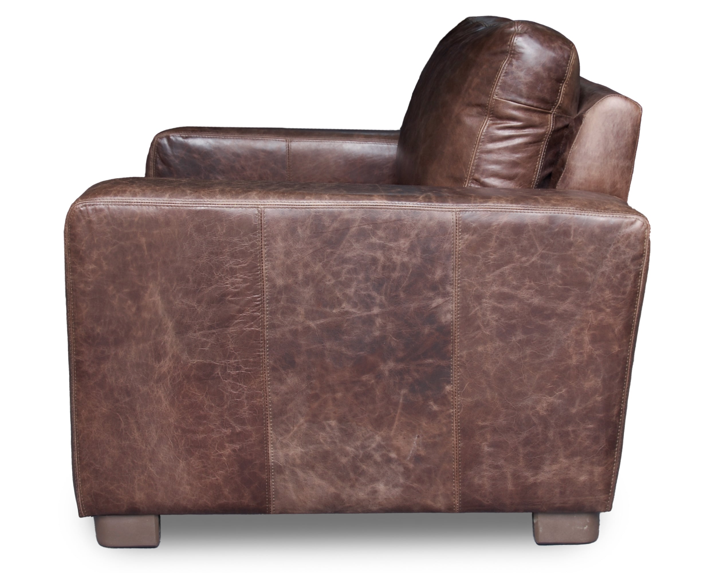 Sillon de Individual de Piel Genuina 100%, Mod. Maxwell