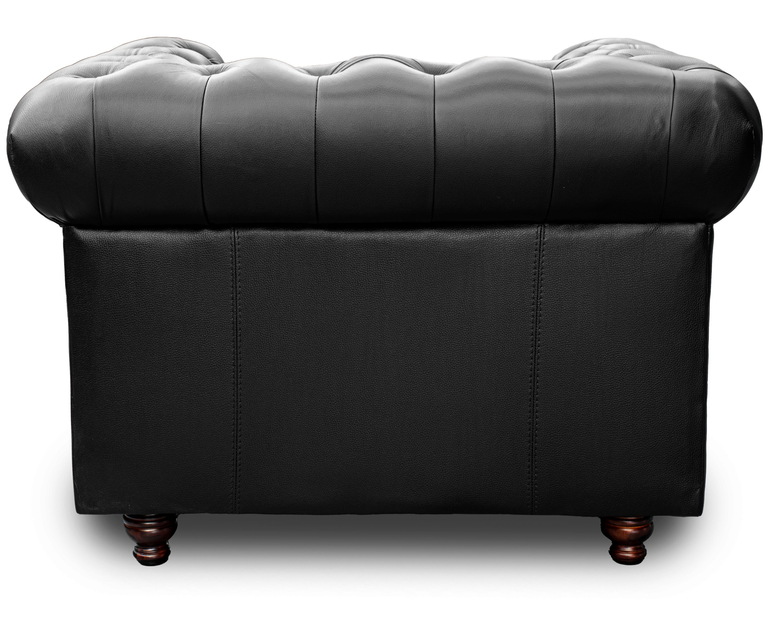 Sillón Individual de Piel Genuina Mod. Chesterfield 1 Plaza