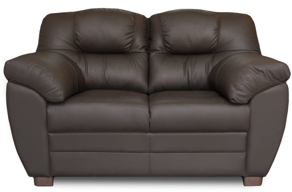 Sala de Piel Genuina Sofá, Love Seat y Sillón, Mod. Toscana, 3 piezas, 6 plazas.