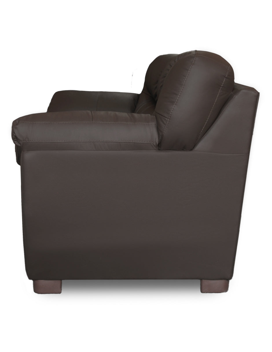 Sala de Piel Genuina Sofá, Love Seat y Sillón, Mod. Toscana, 3 piezas, 6 plazas.