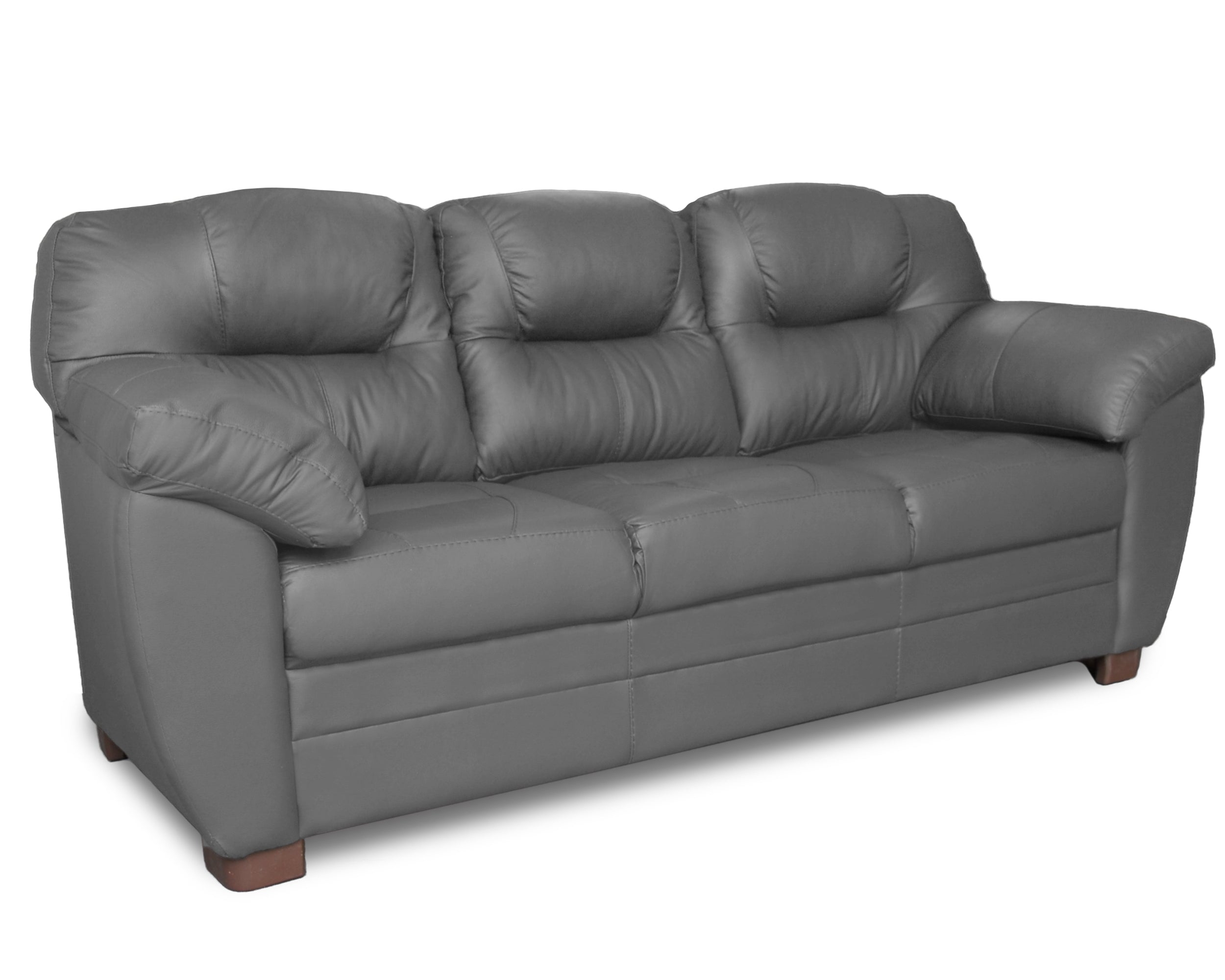Sala de Piel Genuina Sofá y Love Seat, Mod. Toscana, dos piezas, 5 plazas.