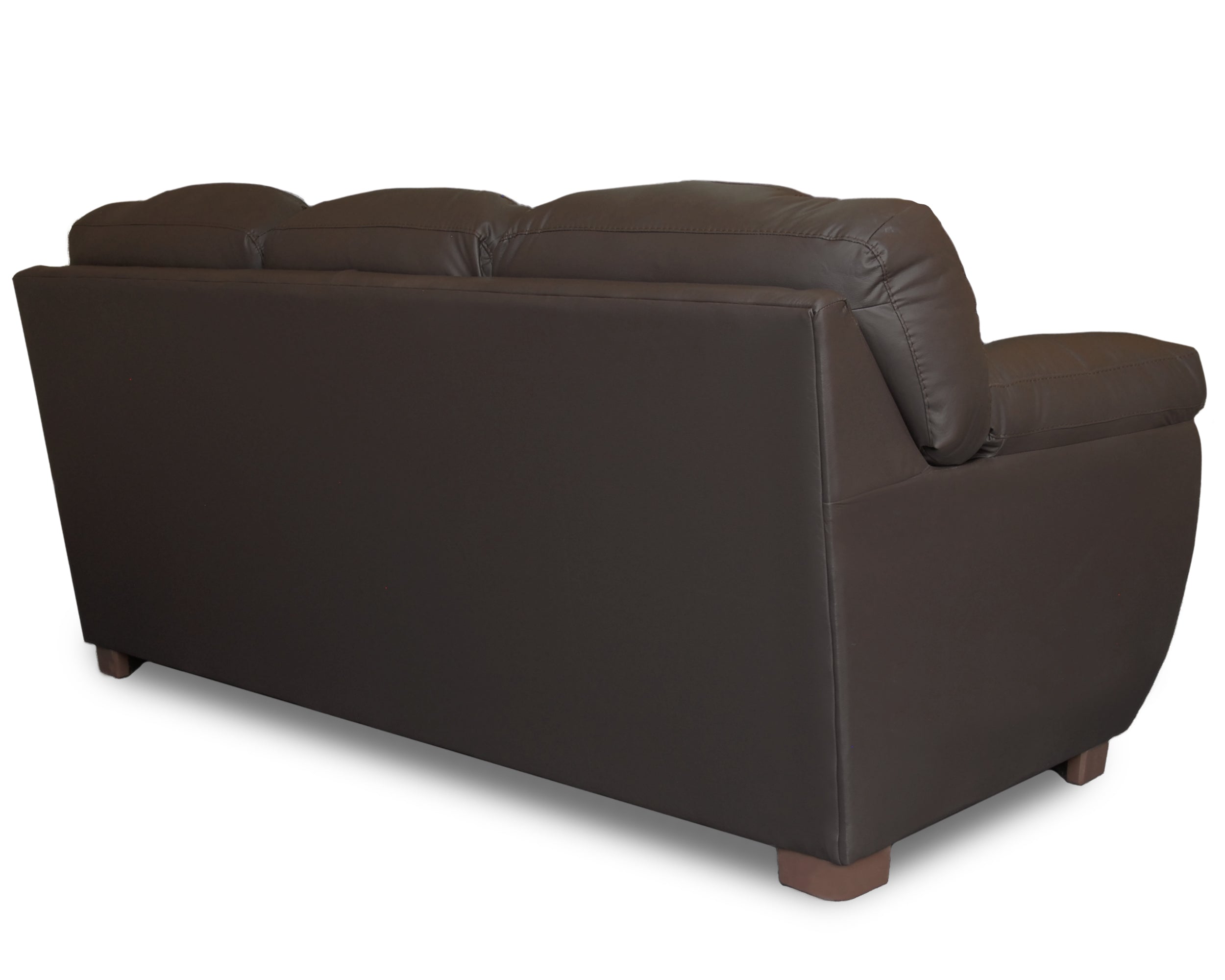 Sala de Piel Genuina Sofá y Love Seat, Mod. Toscana, dos piezas, 5 plazas.