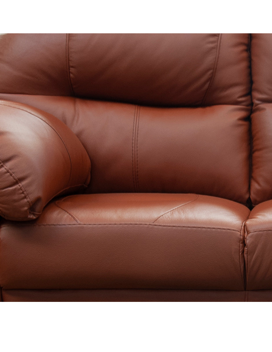 Love seat de Piel Genuina Mod. Toscana 2 plazas