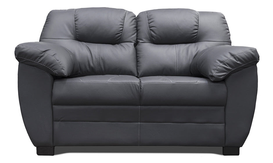 Sala de Piel Genuina Sofá, Love Seat y Sillón, Mod. Toscana, 3 piezas, 6 plazas.