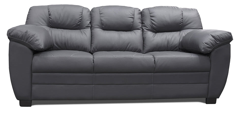 Sala de Piel Genuina Sofá, Love Seat y Sillón, Mod. Toscana, 3 piezas, 6 plazas.