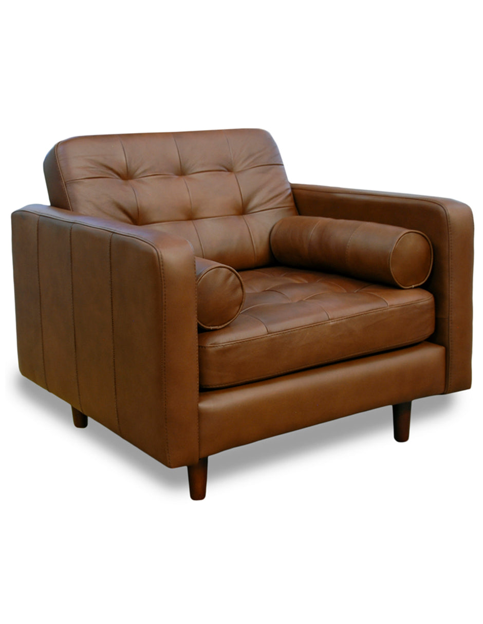 Sillon de Individual de Piel Genuina 100%, Mod. Noruega