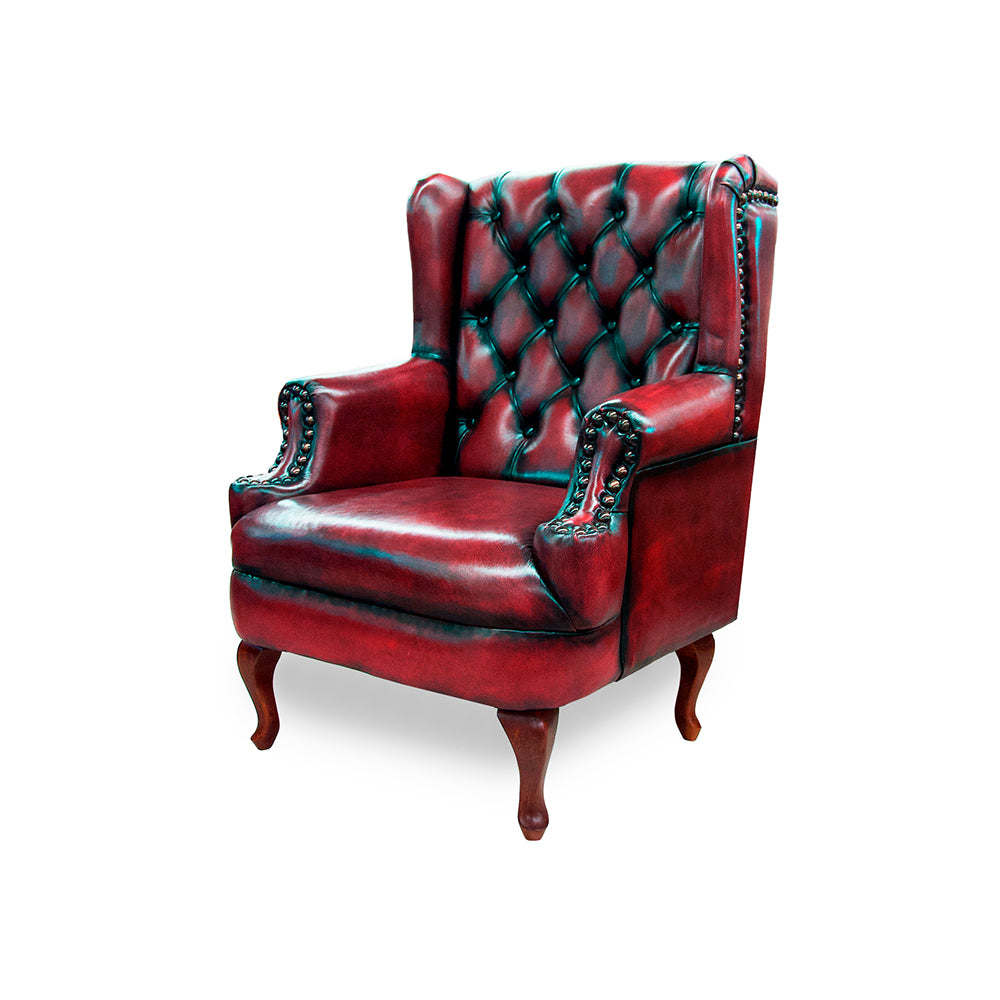 Sillon de Individual de Piel Genuina 100%, Mod. Luton Deslavado