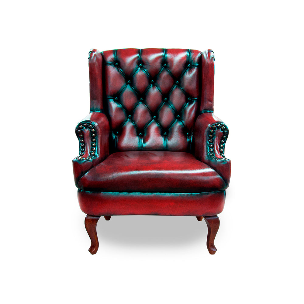 Sillon de Individual de Piel Genuina 100%, Mod. Luton Deslavado