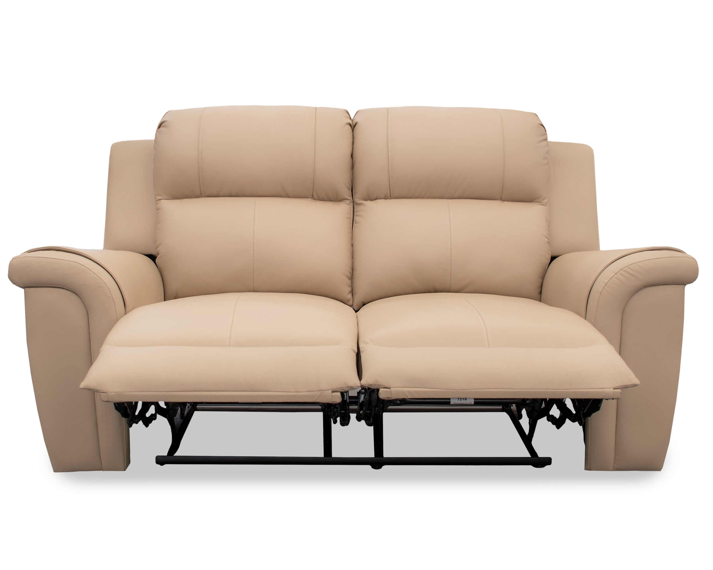 Love Seat de Piel Genuina con Reclinables, Mod. Helena 2  plazas.