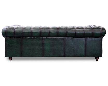 Sala de de Piel Genuina 100%, Mod. Chesterfield Deslavado 5 plazas
