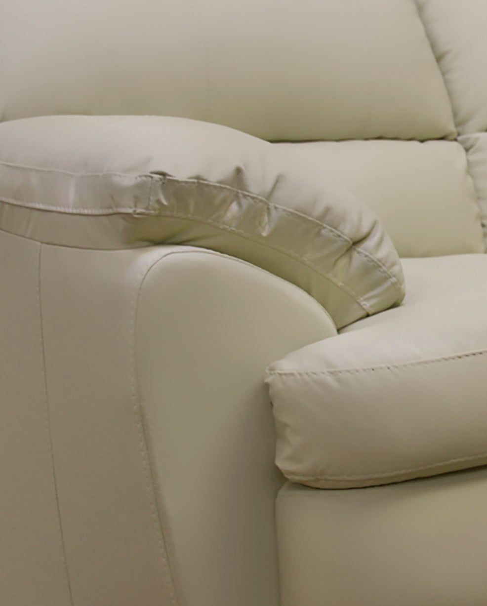 Love seat  de Piel Genuina Mod. Florencia 2 plazas