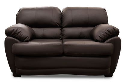 Love seat  de Piel Genuina Mod. Florencia 2 plazas