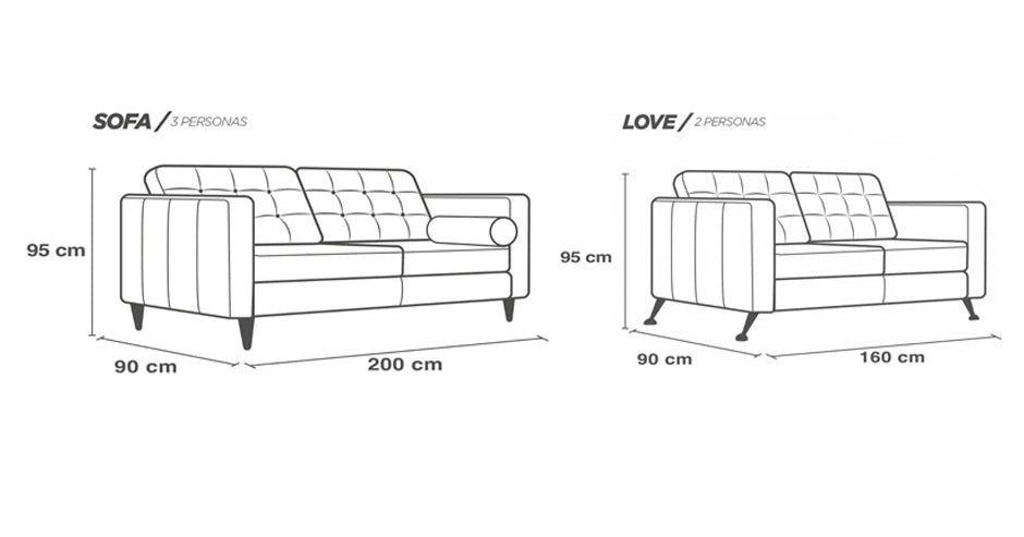 Sala de Piel Genuina Sofá y Love Seat, Mod. Noruega, dos piezas, 5 plazas.