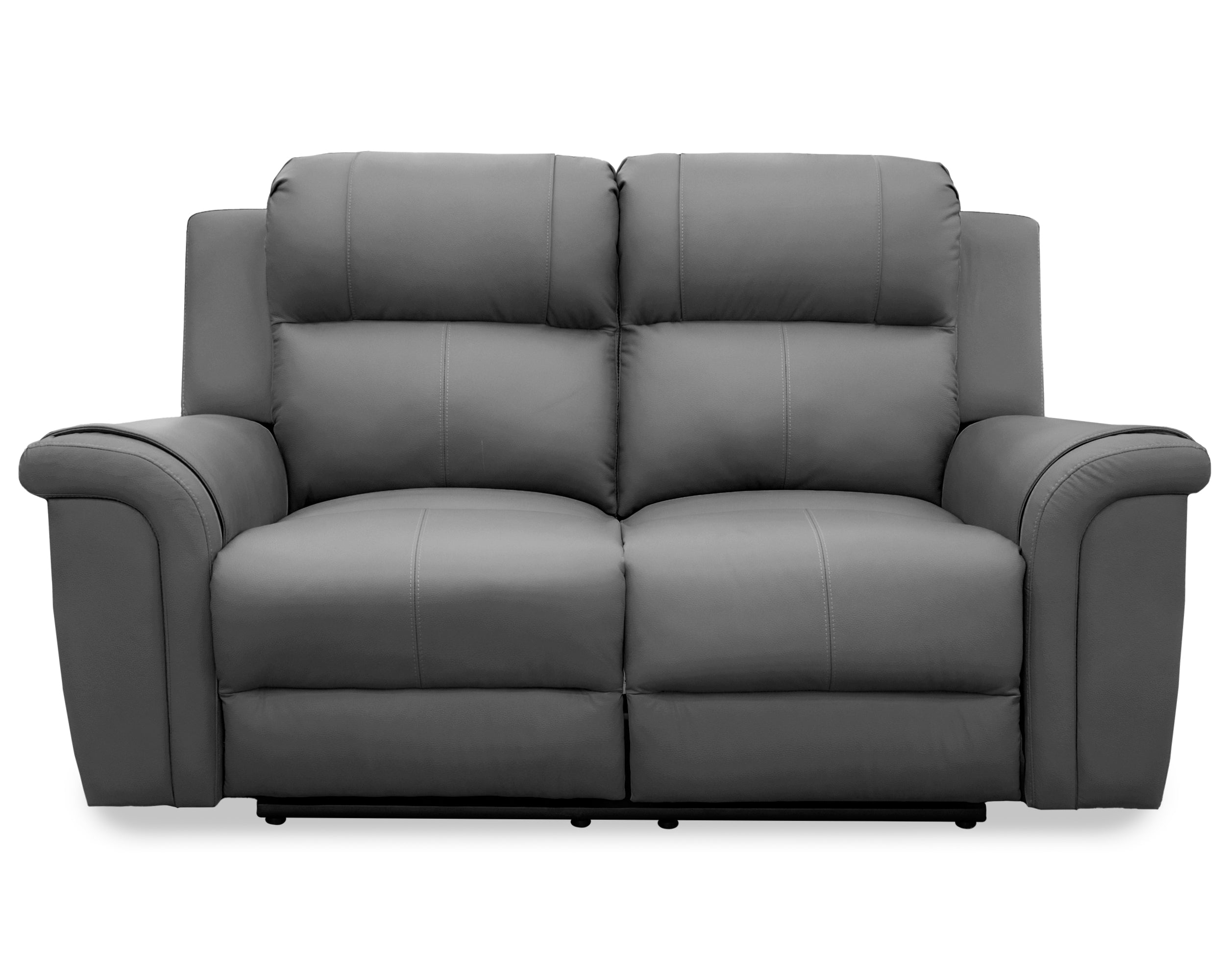 Love Seat de Piel Genuina con Reclinables, Mod. Helena 2  plazas.