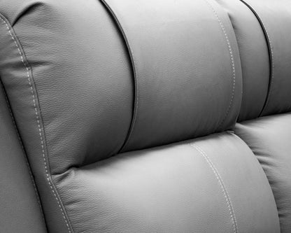 Love Seat de Piel Genuina con Reclinables, Mod. Helena 2  plazas.