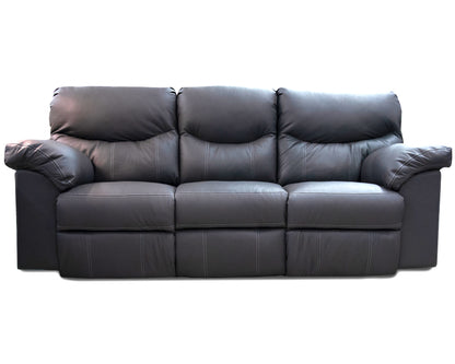 Sala de Piel Genuina con Reclinables Sofa y Love seat, Mod.Houston 5 plazas.