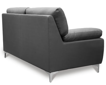 Love seat  de Piel Genuina Mod. Isabela 2 plazas