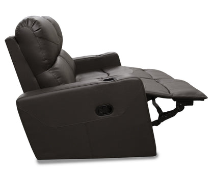 Love Seat de Piel Genuina con Reclinables, Mod. Maxxy 2  plazas.