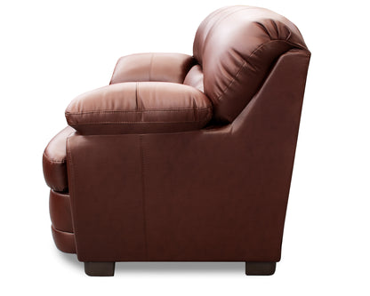 Love seat  de Piel Genuina Mod. Florencia 2 plazas