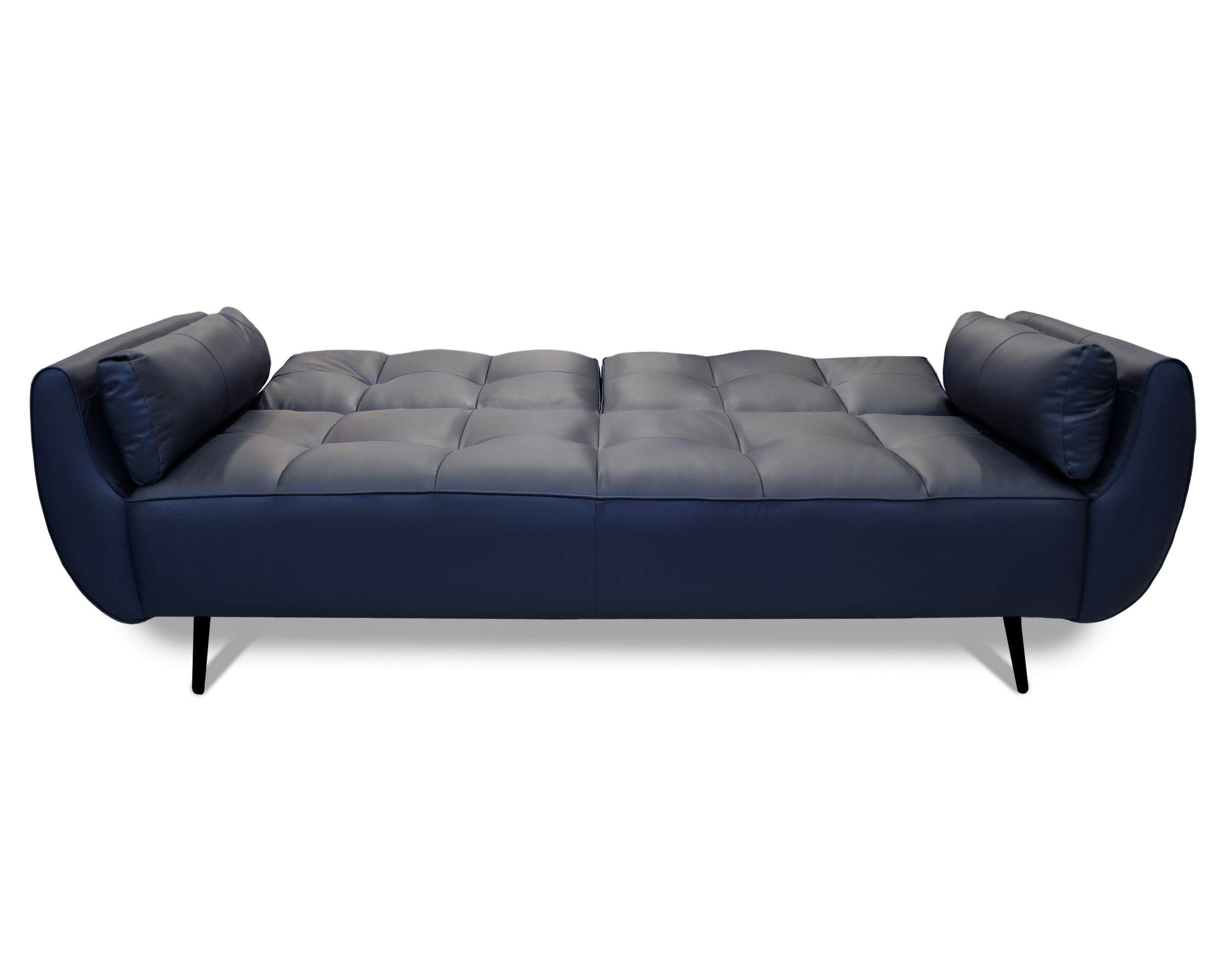 Sala de Piel Genuina Sofá y Love Seat, Mod. Toronto, dos piezas, 5 plazas.