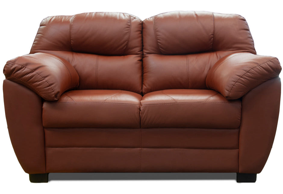 Love seat  de Piel Genuina Mod. Toscana 2 plazas