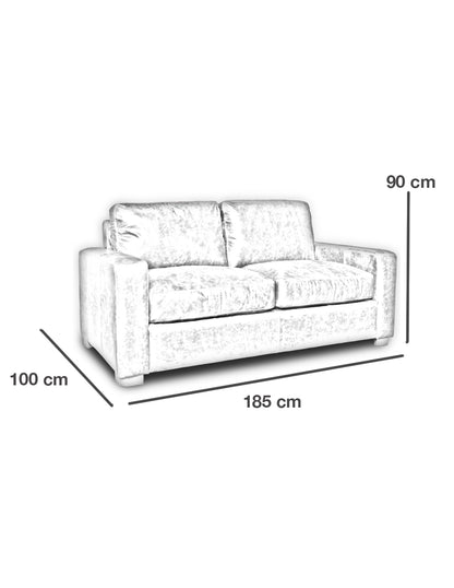 Love Seat de Piel Genuina 100%,  Mod. Maxwell, 2 plazas.