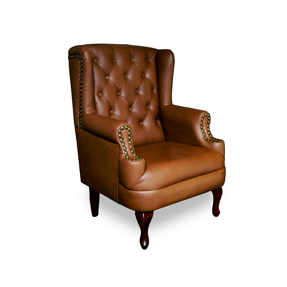 Sillon de Individual de Piel Genuina 100%,  Mod. Luton