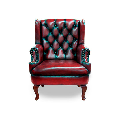 Sillon de Individual de Piel Genuina 100%,  Mod. Luton Deslavado